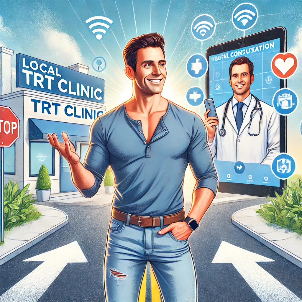 TRT Therapy for Men: Choosing Between Local Clinics and Online Doctors for Optimal Results